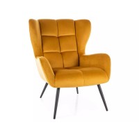 Samta atpūtas krēsls LOUIS VELVET karijs Samta atpūtas krēsls LOUIS VELVET karijs